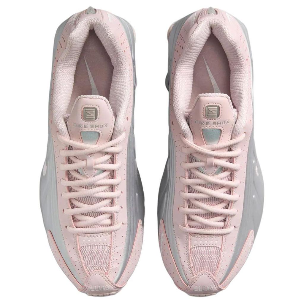Nike Shox R4 Barely Rose Μεταλλικό Πλατινέ Γυναικεία Αθλητικά Παπούτσια Ροζ AR3565-600