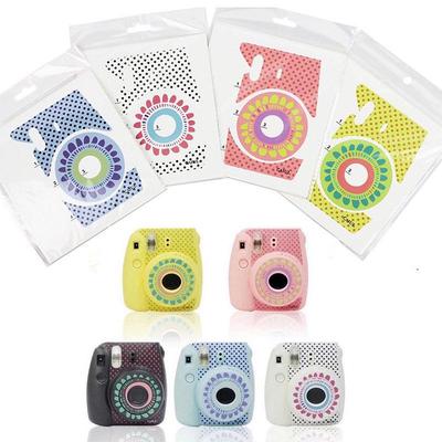 Para Instax Mini 8/9 Proteção de adesivos de girassol para câmera Fujifilm Polaroid