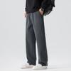 Summer Thin Lyocell Tencel Cool Breathable Casual Pants Men's Trendy Brand Fashion Loose Wide-leg Straight Trousers