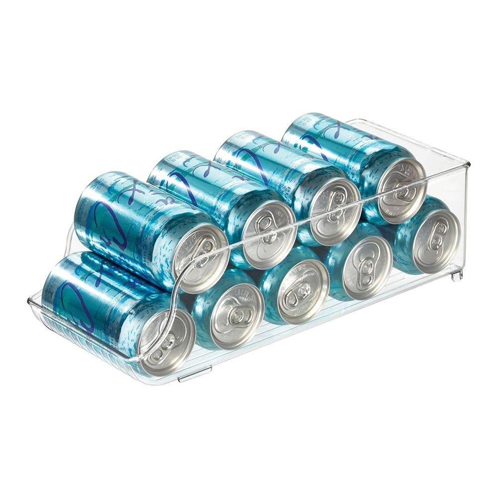 Transparent Transparent Storage Tray Water Bottle Organizer  for Refrigerator or Pantry