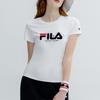 Fila T Shirts Women's White Crew Neck Moderate Straight Fit F11W928129FWT