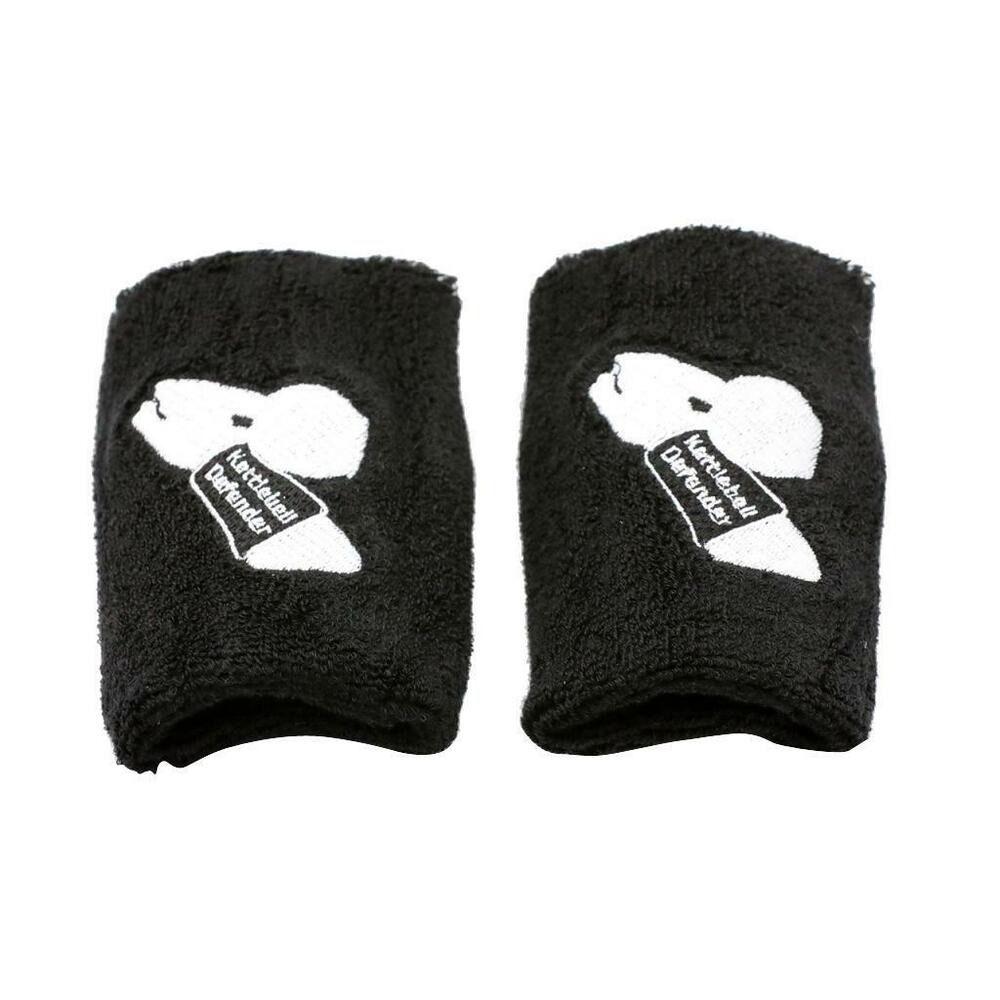 1Pair Cotton Kettlebell Wrist Guard Comfortable Sweat-absorbing Wrist Guard Protector 1Pair Black Protecting the wrist 1