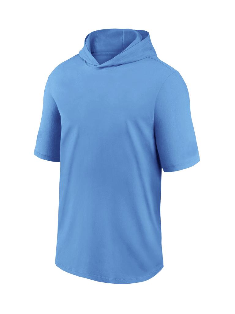 European size quick-drying hooded T-shirt outdoor leisure sports loose short-sleeved t-shirt