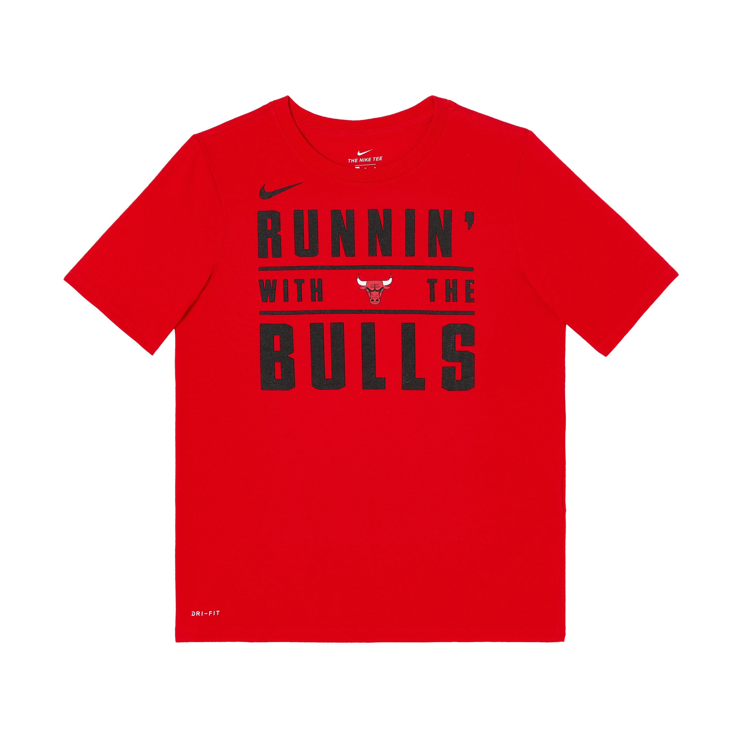 

Nike Dri-Fit T-Shirt Chicago Bulls Comfortable Soft Sports Short Sleeve Kids Tops 3Z2B711D1-BUL S