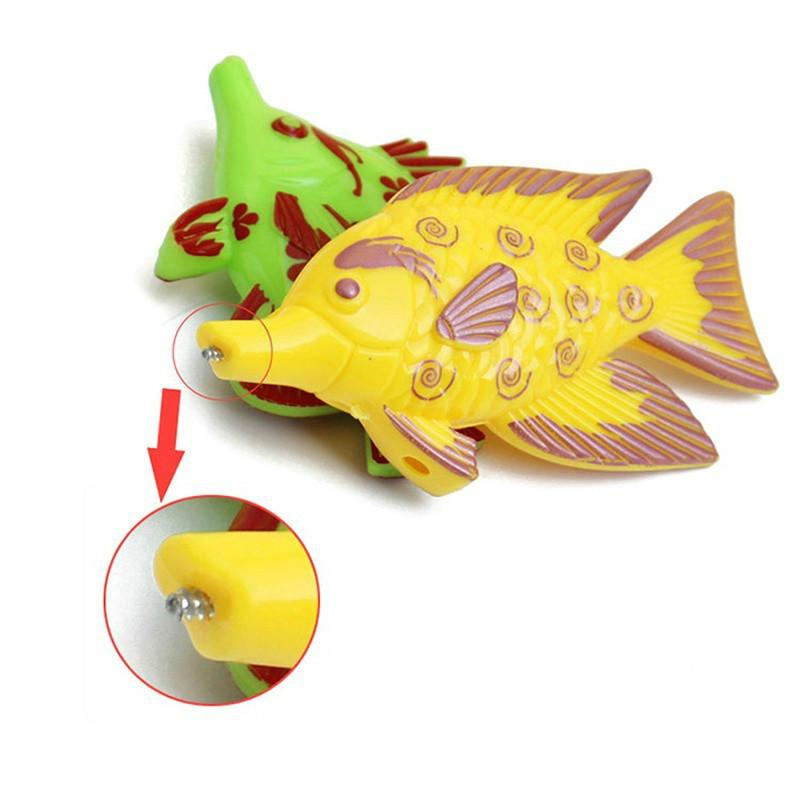 5 Pcs Fishing Toy Fish Rod Kids Toddler Children Play Bath Magnetic Game Toys