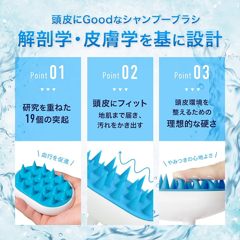 BimoRa Shampoo Brush for Men and Women, Silicone Scalp Brush, Hair Washing Brush for Men, Scalp Massage