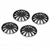 4PCS 14 Inch Wheel Hub Cap Snap Fit Wheel Rim Cap Universal for Cars Sedan SUV Trucks