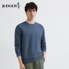 Judger Men's Crewneck Silk-Blend Long-Sleeve Shirt