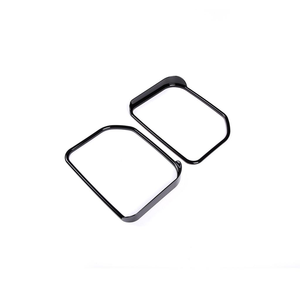 Glossy Black Side Rearview Mirror Rain Eyebrow Cover For Toyota FJ Cruiser 07-21