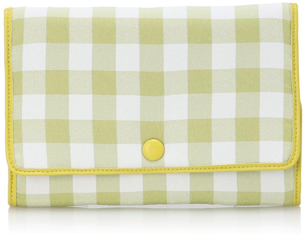 Clutch Gingham Maternity Notebook Case Lime [Hazel] (S) Women's
