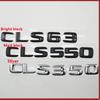 Spalvos Mercedes-Benz CLS klasės C218 C219 C257 CLS53 CLS55 CLS63 CLS350 CLS450 CLS500 CLS550 emblemai Galinis lipdukas Priedai