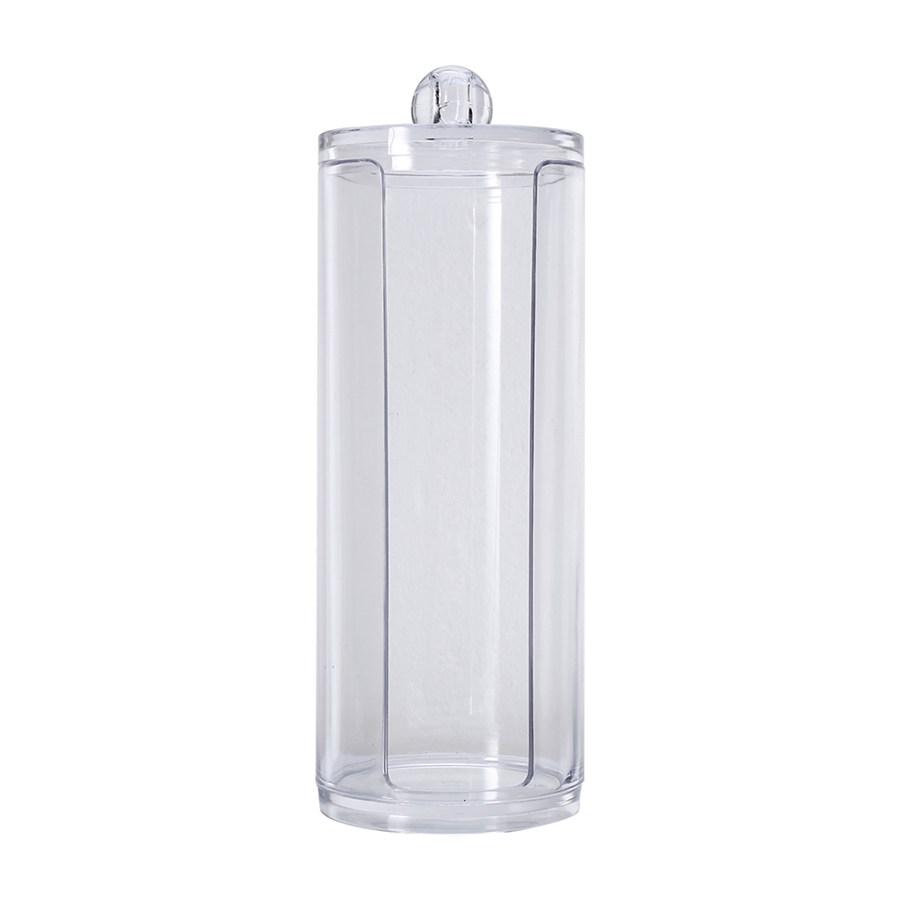 

Ватные палочки Акриловый органайзер для косметики Ящик для хранения Портативный контейнер Держатель для косметических подушечек Косметичка прозрачный