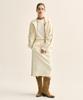 Seteo (W) Roton Midi Skirt Resort Cream