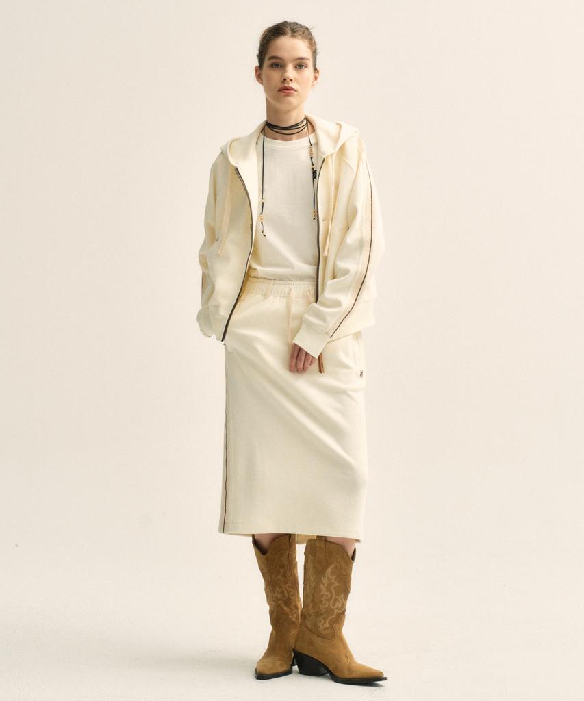 Seteo (W) Roton Midi Skirt Resort Cream