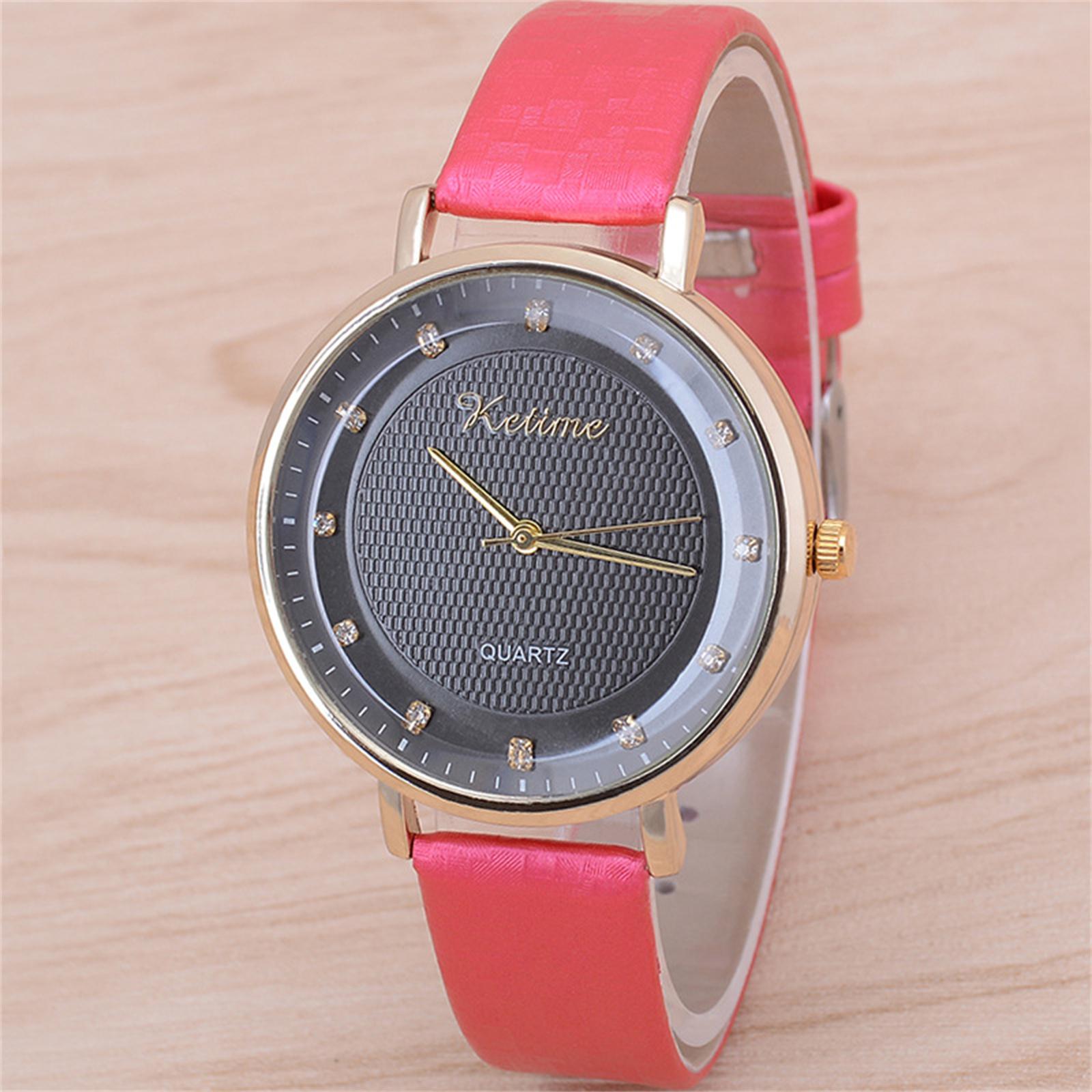 

Женские модные кожаные часы One Size