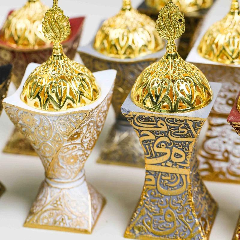 Arabien Traditioneller Kohle Räuchergefäß/Räucherwerk Adlerholz Sandelholz Innenraum Räucherwerk Reinigt die Luft Beseitigt Gerüche und Hilft beim Schlafen