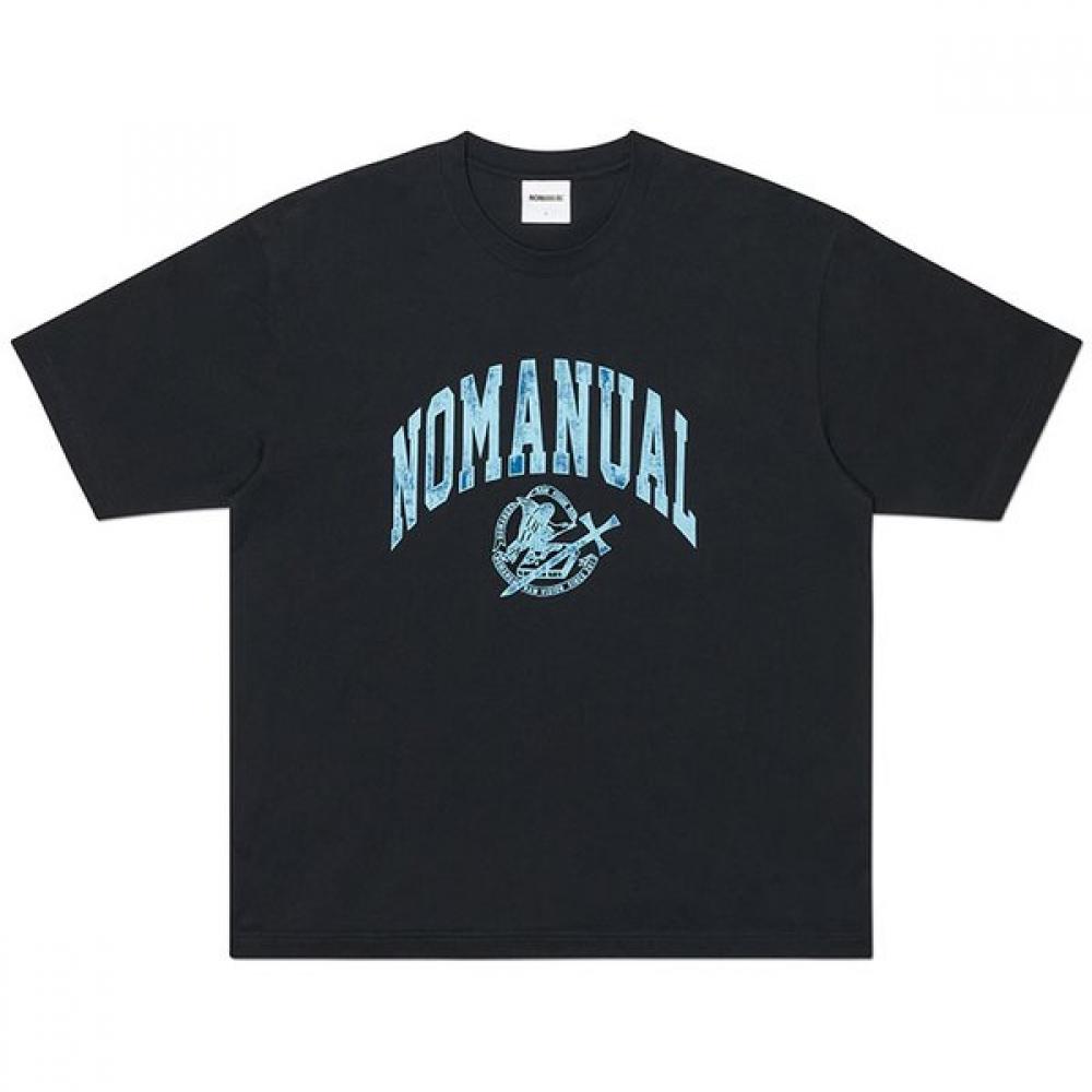 Nomanual 2T Arch Logo T shirT Black M