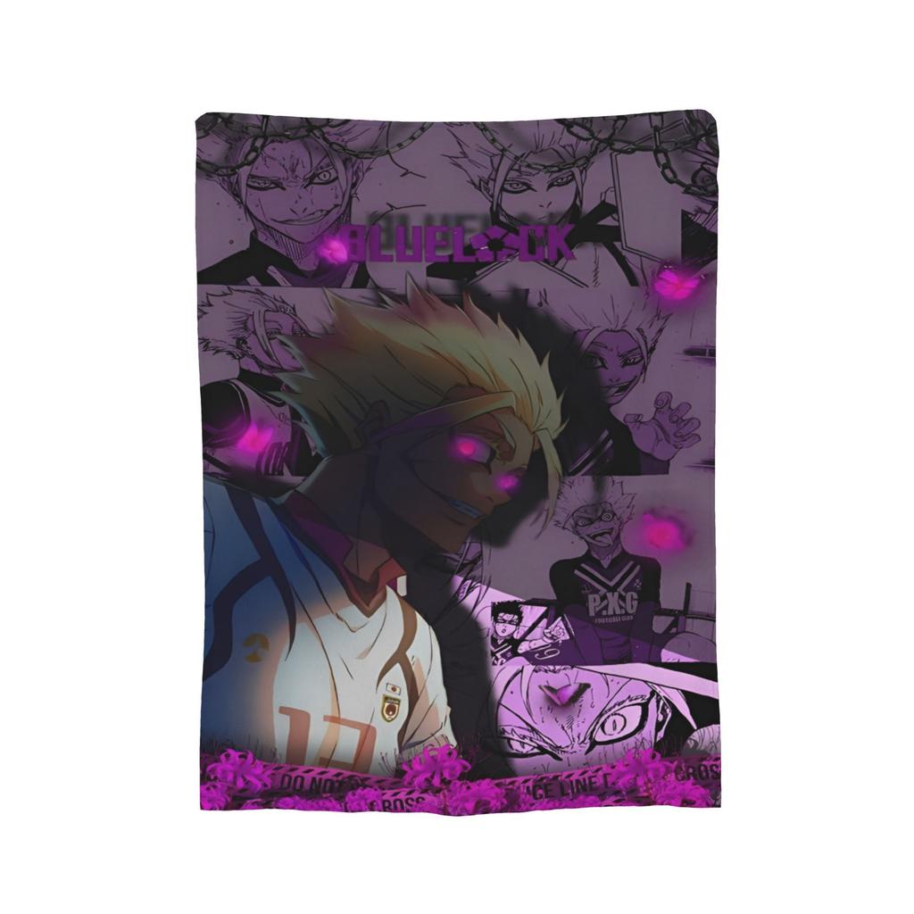 Comfort BLUEs LOCKs Shidou Ryuusei Blanket Stuff Sofa Decorative Throws And Blankets Warm Coral Fleece Plush for Couch