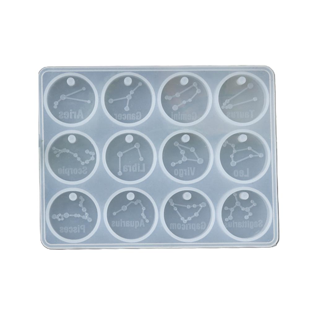 

Сделай сам своими руками подвесные украшения смоляная форма УФ кристалл эпоксидная смола форма 12 созвездий кулон литой силиконовый форма 2