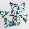 5Pcs Natural Abalone Fish Tail Pendants Of Pearl Shell For Diy Jewelry Making