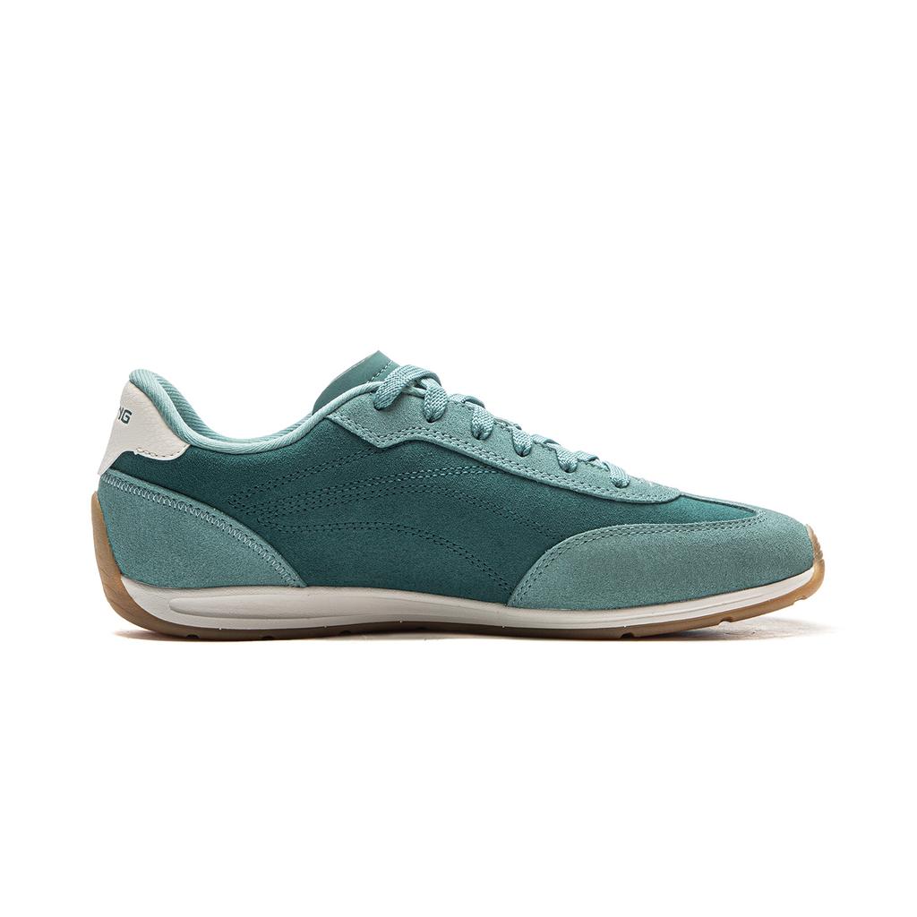 Li Ning Film TURBO Halkskyddande, Slitstarka, Lätta Låga Casual Skor Herr Grön Vit AGLV127-12