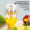 Egg Scrambler Hand Egg Shaker Mixer Yolk Egg White Mix Manual Tool Golden Egg Maker for Kids
