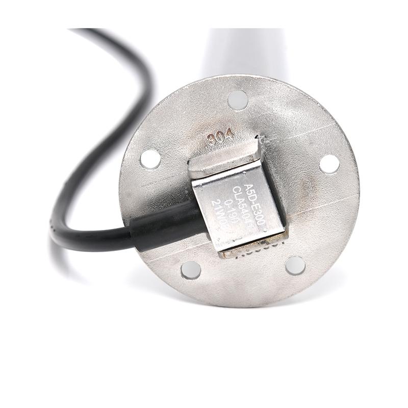 0-190ohm 52mm Holding Tank Gauge with Flash Alarm 150~550mm Sewage Level Sensor HTG Waste Level Meter Waterproof Car Boat
