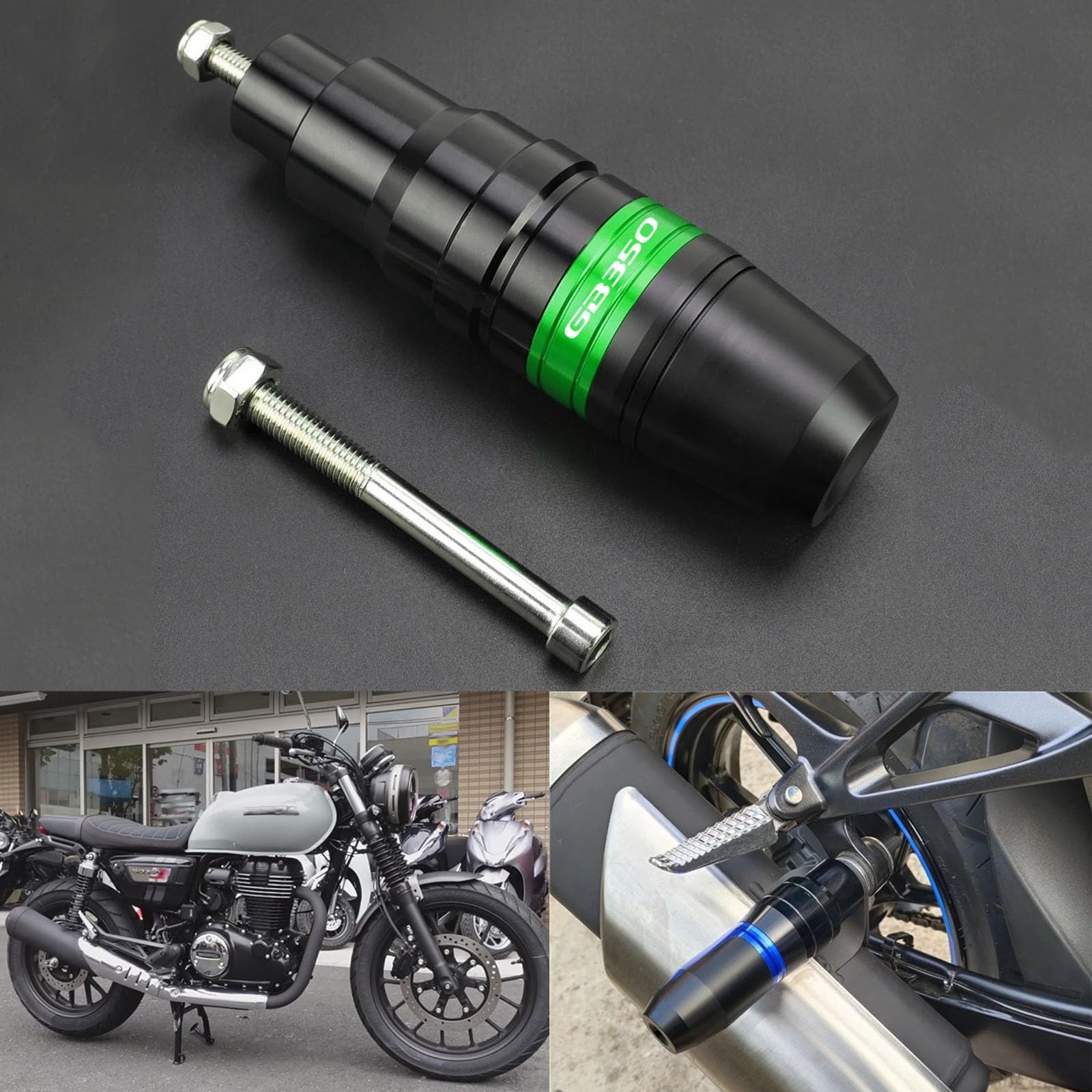 

DOMOPAY Для GB350 gb350 gb350s gb350c (2020-2022 2023 2024) Подходит для мотоцикла рама противоударная накладка защита картера двигателя слайдер защита от падения дуга вых