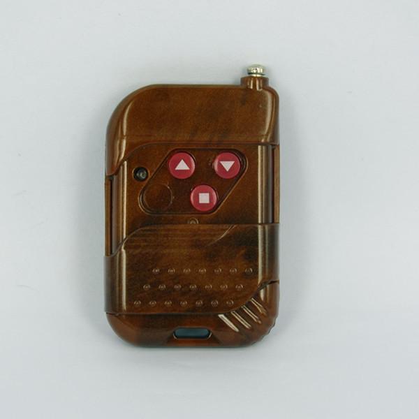AK Peach Wood 3-Button Remote for Barrier Gate & Rolling Door No