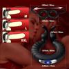 Vibrating Cock Ring for Men Soft Silicone Dual Rings Couples Game Adult Sex Toy Ejaculation Delay Male Penis Ring