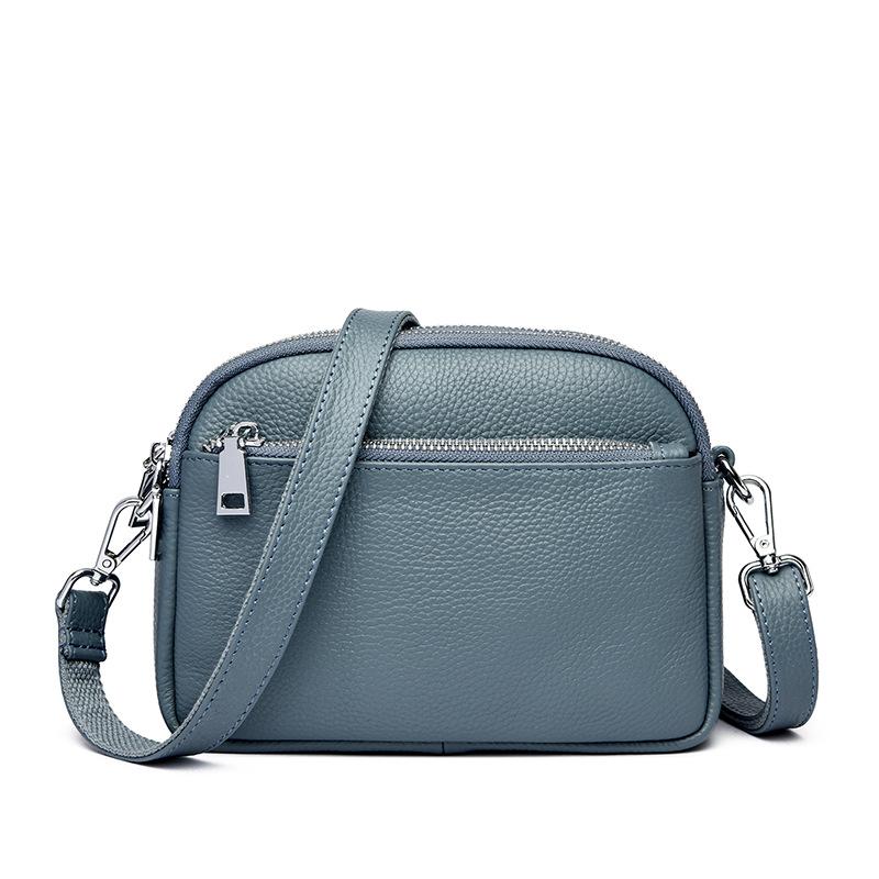 Leather women's bag new fashion casual first layer cowhide shoulder messenger bag
