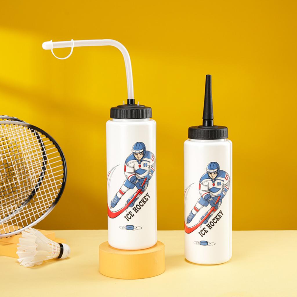 Eisstockschießen Wettbewerb Sport Wasserflasche Outdoor Stroh Radfahren Wasserflasche