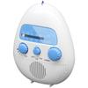 Waterproof Shower Radio With FM AM Reception and Hanging Cord for Bathroom Use with Clear Sound and Splashproof