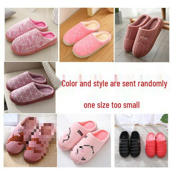 Unisex Non-Slip Warm Cotton Slippers for Home and Office - Winter Collection