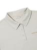 EIDER Verdon Women'S Short Sleeve Polo Shirt_Oatmeal Grey