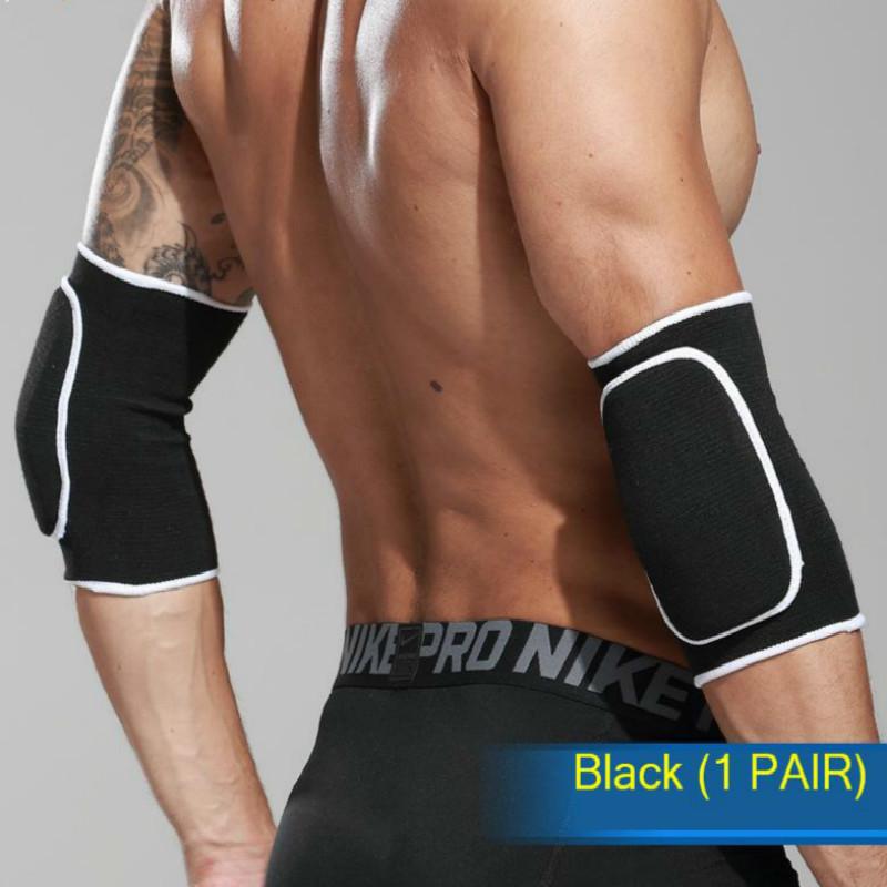 

2Pcs Thicken Sponge Sport Elbow Pads Brace Volleyball Elbow Support Wraps Basketball Tennis Workout Arm Protector Sleeves Free size