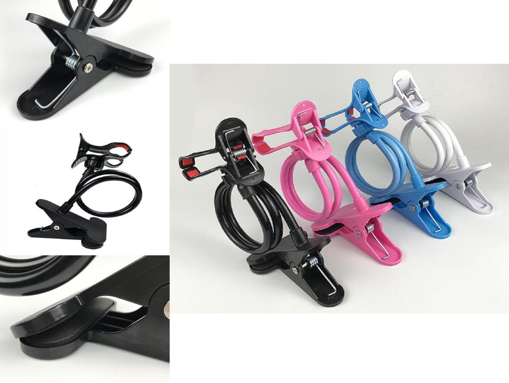 Flexible 360 Clip Mobile Cell Phone Holder For Ultimate Comfort And Convenience