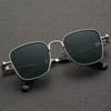 Punk Pilot Sunglasses Men Driving Glasses Retro Leg Driving Outdoor Sports Metal Rectangular Decorative Goggle Women UV400