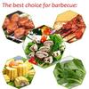 50pcs Stainless Steel Barbecue Sticks Skewer BBQ Meat Kebab Kabob Needle 35cm