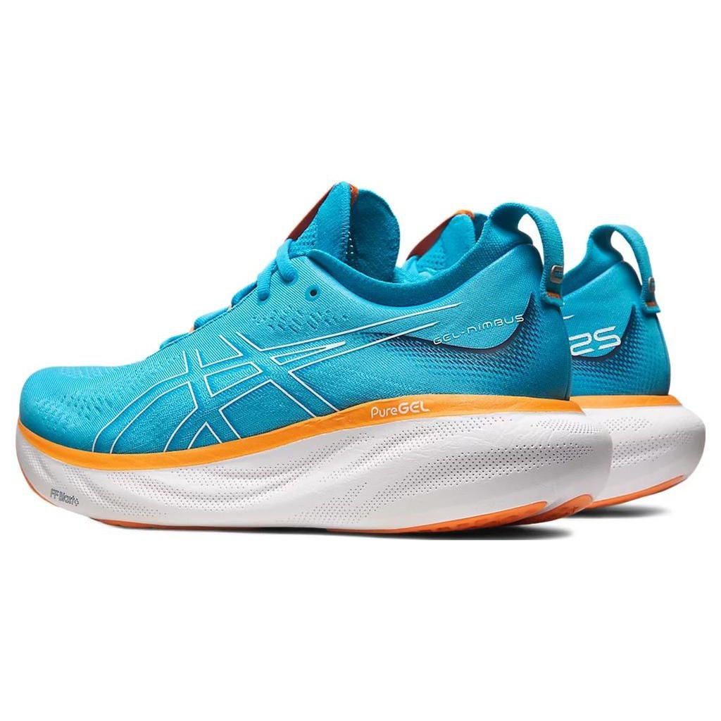 Asics Gel Nimbus 25 Island Blue Sun Peach Men Sneakers 1011B547-400