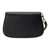 Gucci Blondie Metal Double G Logo Detachable Bracelet Gold Tone Accessory Leather Handbag Wristlet Clutch Mini Women handbags Black 698630-UXX0G-1000