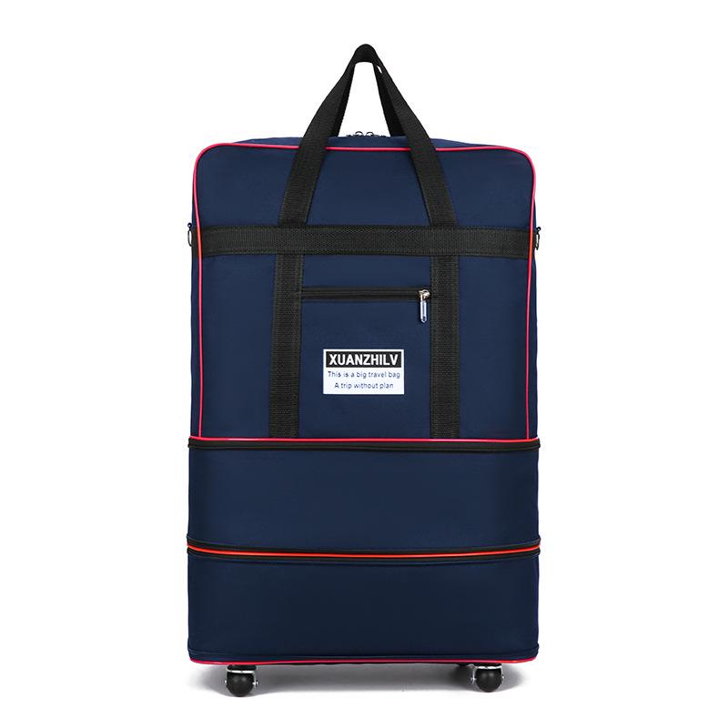 Expandable Foldable Travel Luggage with Universal Wheels - Large Capacity 158 Air Checked Baggage