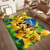 Brazilian Footballer Number Ten Square Rugs Are a Great Choice for Living Rooms, Bedrooms, Home Décor, and As Gifts.