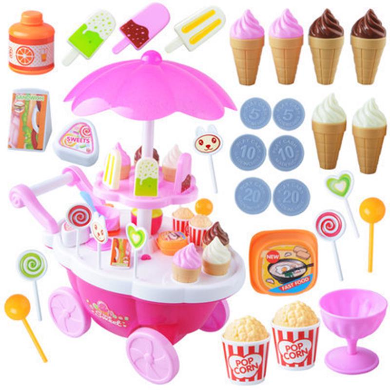 Amazon Kids Play Ice Cream Shop Buy 39pcs Kids Pretend Play Toy