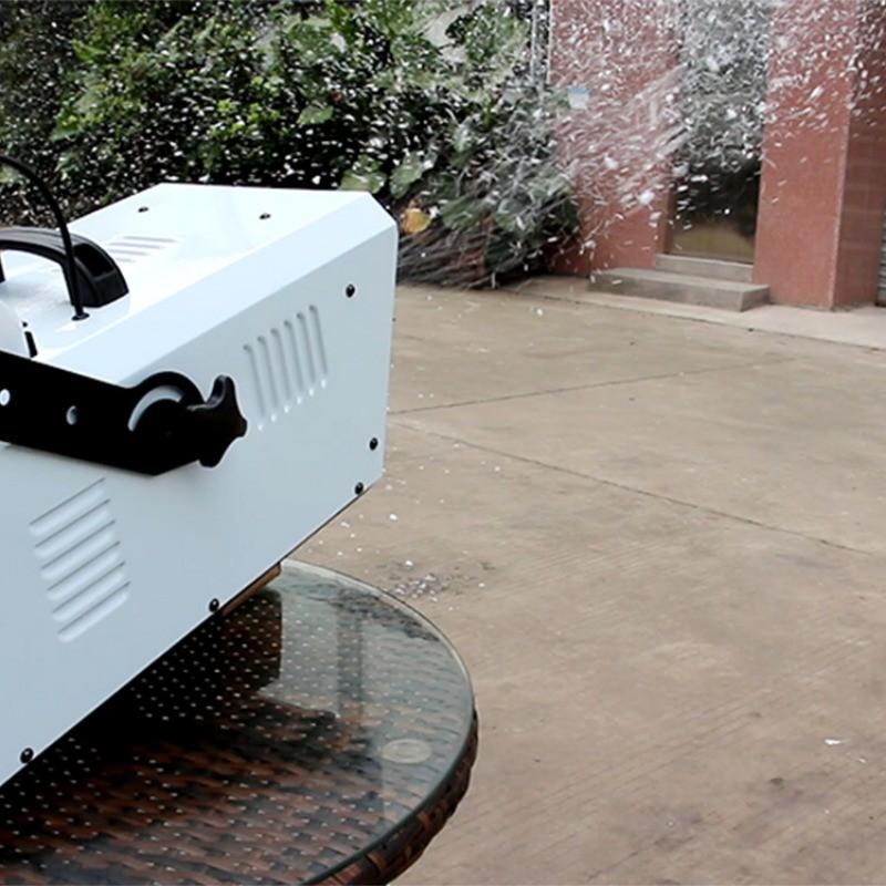 1500W  Remote Control Snow Machine Stage Effect Wedding Christmas Snow Maker Simulation Snowflake Manufacturing Equipment
