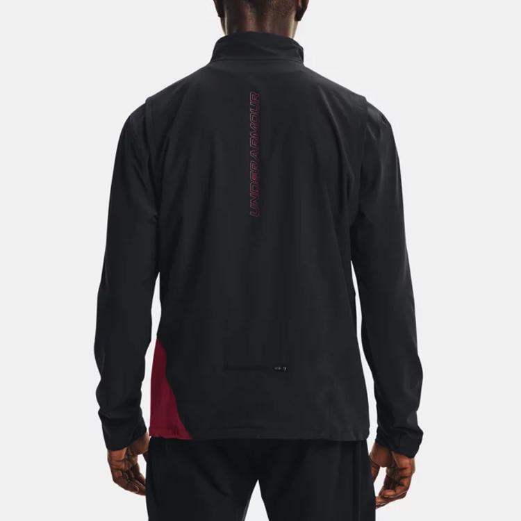 Under Armour Anywhere Printed Running Jacket Men Jacket Black 1366508-001