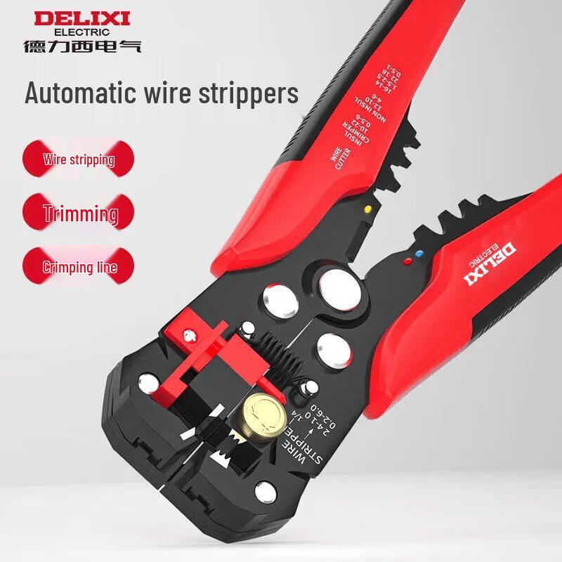 DELIXI Electrician Multi-function Automatic Wire Stripper