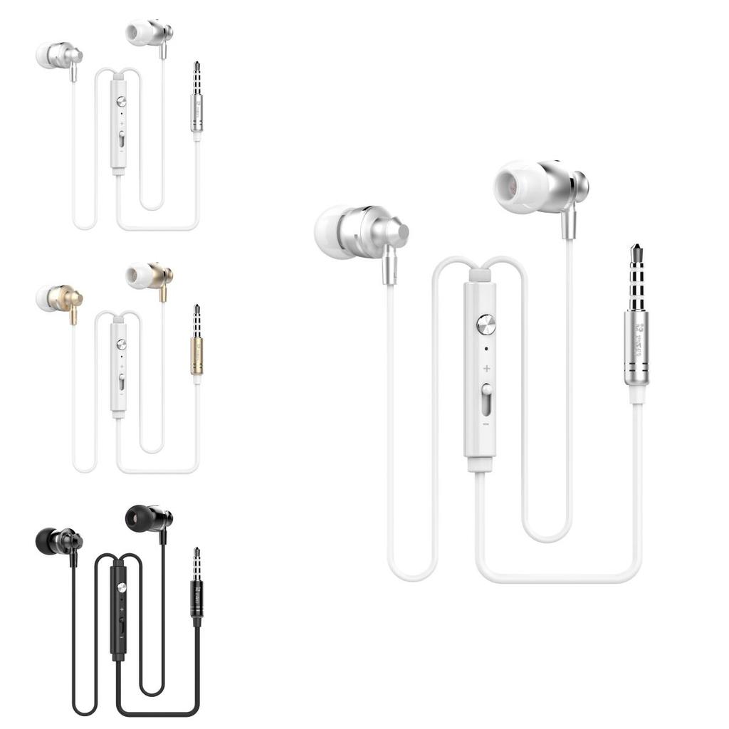 Wired In Ear Headphones With Microphone For Gaming And Communication Devices