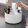 360° Rotating Cosmetic Brush Holder Organizer Multi Tiered Storage Container For Makeup Tools Vanity Accessories