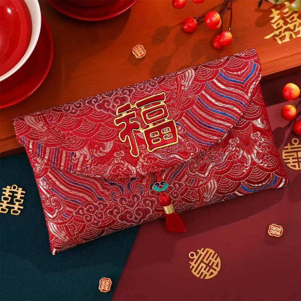 Traditional Wedding Money Pocket Chinese Style Red Packet New Year Red Envelope  Spring Festival